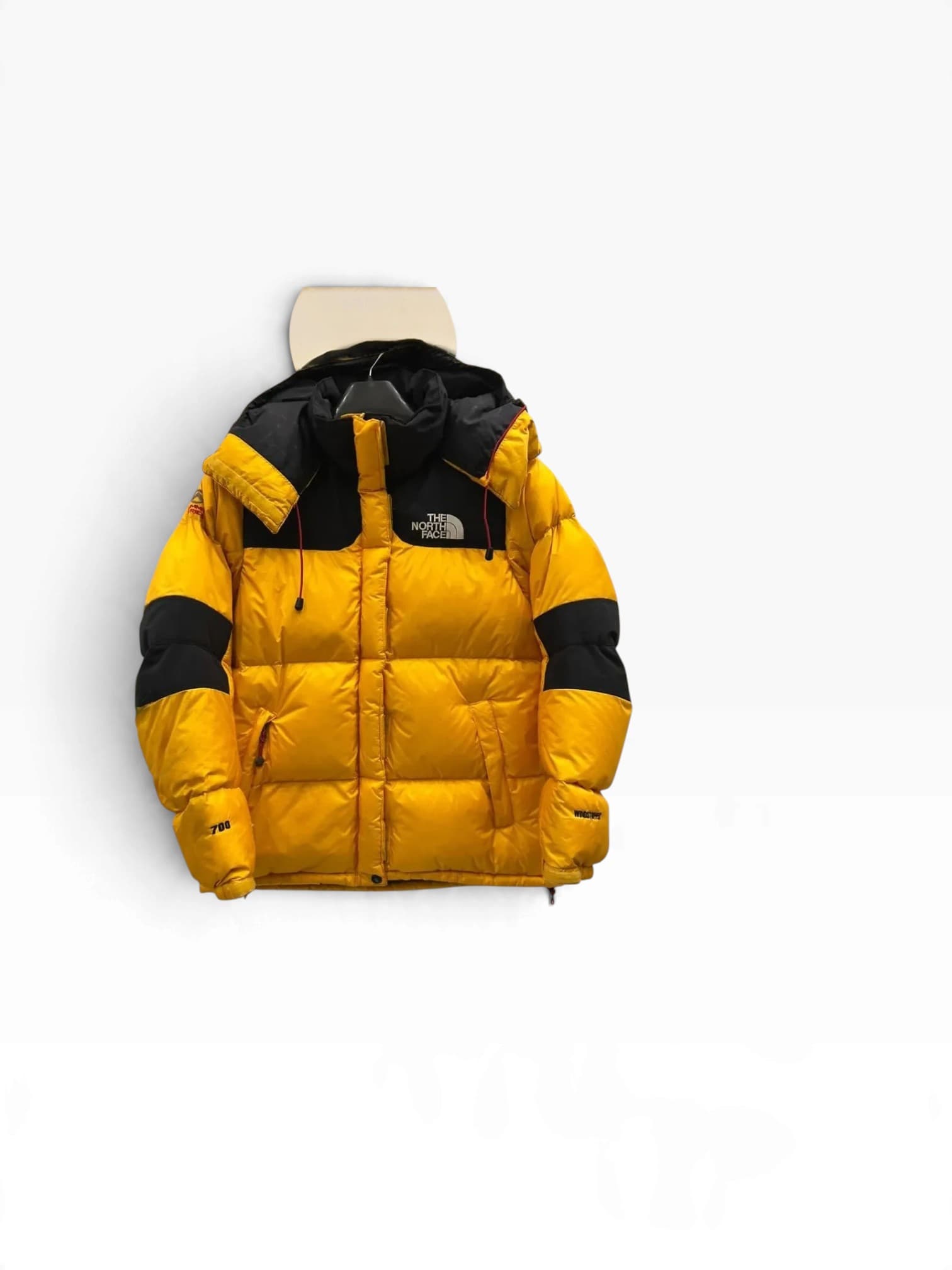 THE NORTH FACE SUMMIT SERIES YELLOW/BLACK DOWN PUFFER JACKET – MEN’S